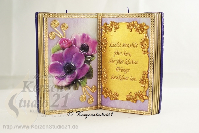 Buchkerze 12