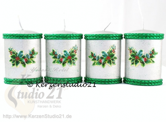 Kerzen-Set Ilex