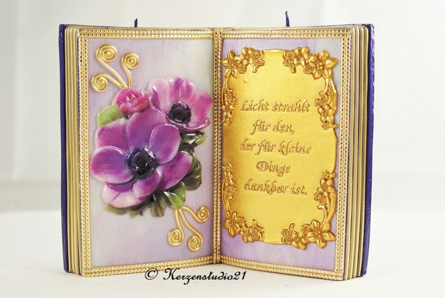 Buchkerze 12