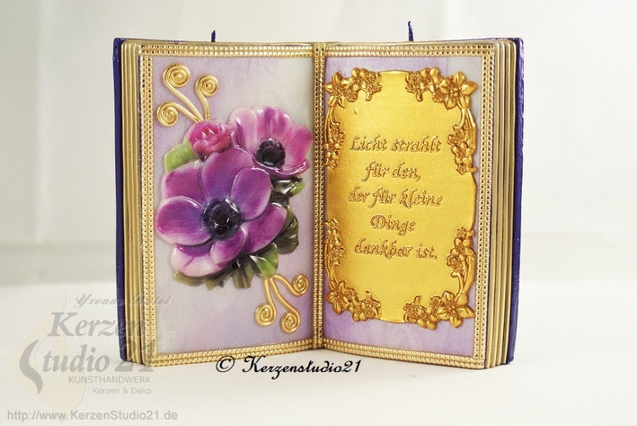 Buchkerze 12