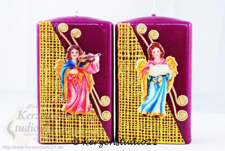 Weihnachtskerzen Set Engel