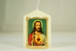 Kerze "Jesus 10" schlicht elfenbein