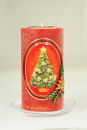 Weihnachten 220 RUSTIK Teelicht-Kerze